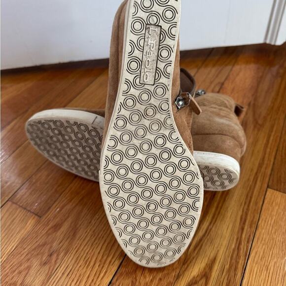 Linea Paolo Tan Suede sneaker bootie Size 9 - Picture 7 of 8